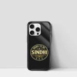 born to be sindhi iphone glass case