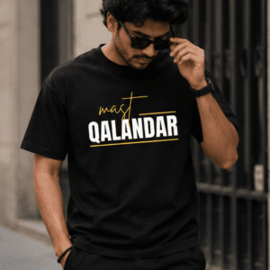 mast qalandar unisex premium cotton t shirt