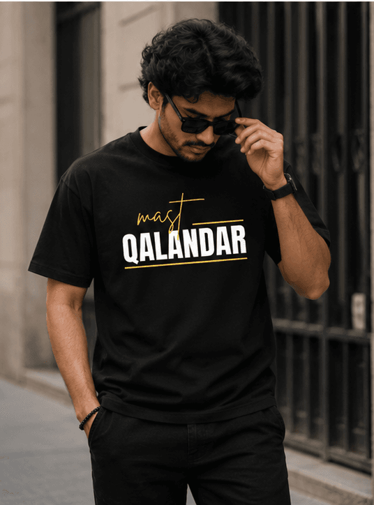 mast qalandar unisex premium cotton t shirt