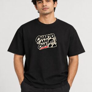 charyo aahi cha graphic tee lookbook